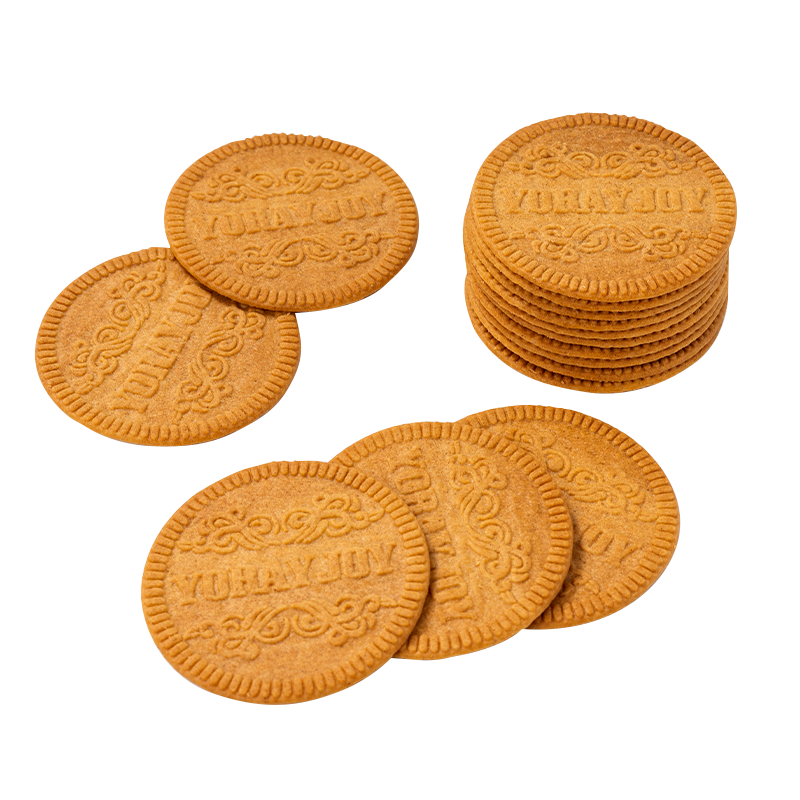 Runde karamel sprøde kiks Runde karamel sprøde kiks